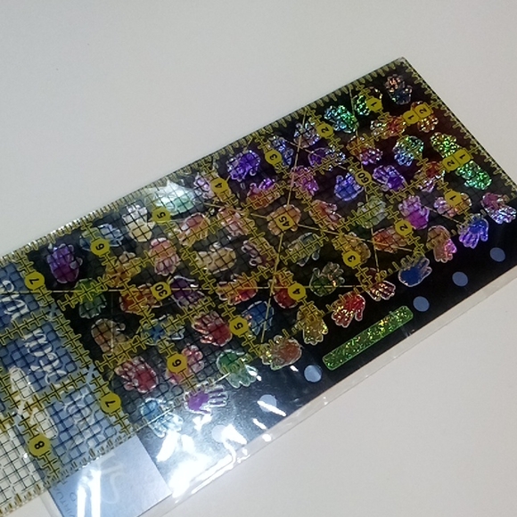 5/$20 Holographic Handprints Stickopotamus Binder Stickers Virtually Acid Free - Picture 5 of 5